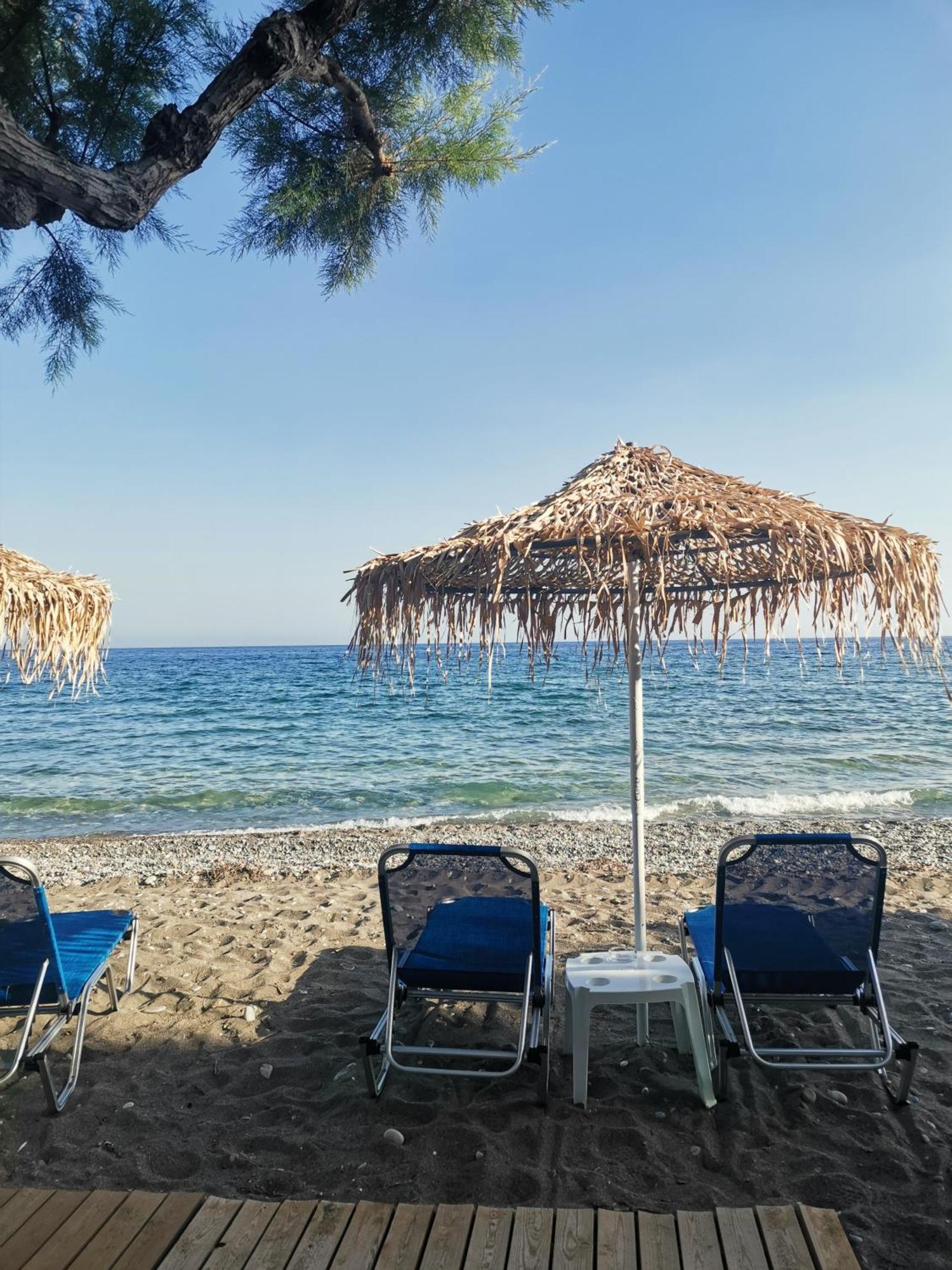 Βig Βlue Apartments Makrýgialos Esterno foto